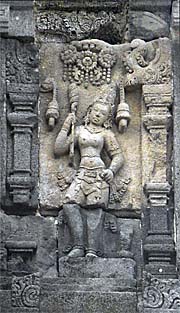 'Deity in the bas reliefs of Prambanan' by Asienreisender